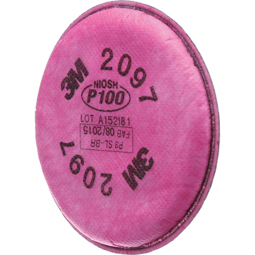 Pr&eacute;filtres pour respirateurs s&eacute;rie 2000, Filtre contre les particules, Vapeurs organiques/P100 M & M Nord Ouest Inc