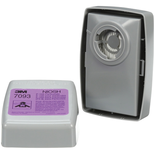 Filtres pour respirateur 7093, Filtre contre les particules, Filtre P100 M & M Nord Ouest Inc