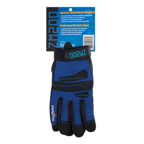 Gants pour m&eacute;canicien ZM200, Paume Synth&eacute;tique, Taille T-Grand M & M Nord Ouest Inc