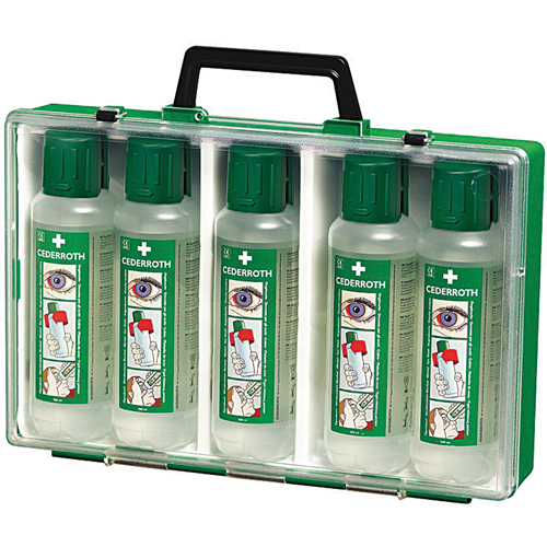 Mallette de transport pour douche oculaire, Portatif M & M Nord Ouest Inc