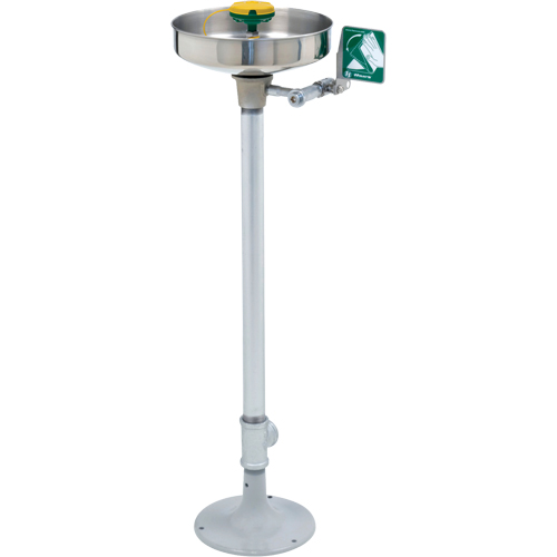 Axion&reg; Eye/Face Wash Station, Pedestal Installation, Stainless Steel Bowl M & M Nord Ouest Inc