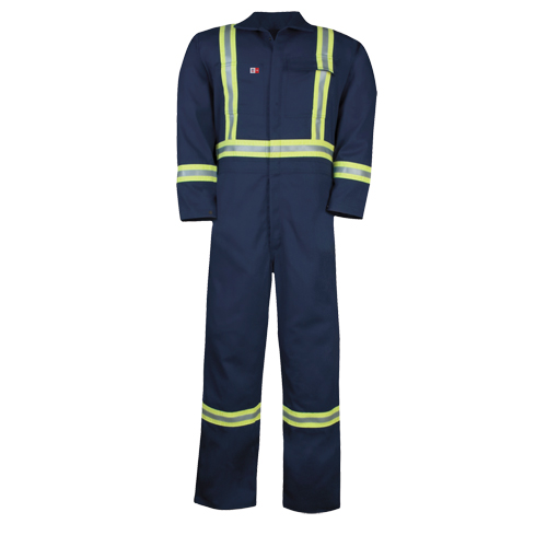 Westex UltraSoft&reg; Unlined Coveralls, Size 34/36, Navy Blue, 12.4 cal/cm2 M & M Nord Ouest Inc