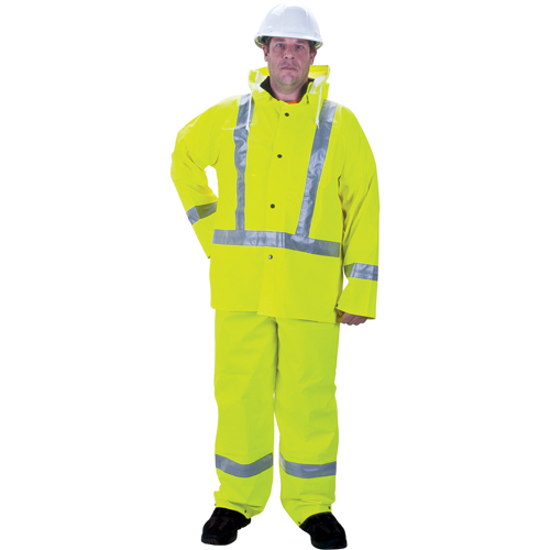 Imperm&eacute;able pour la circulation de premi&egrave;re qualit&eacute; RZ900, Petit, Jaune lime haute visibilit&eacute; M & M Nord Ouest Inc