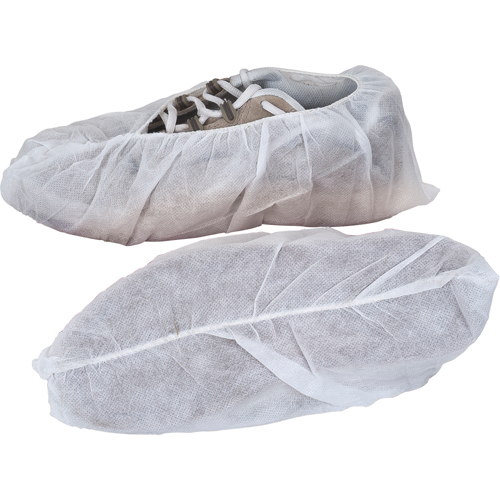 Shoe Covers, Large, Polypropylene, White M & M Nord Ouest Inc
