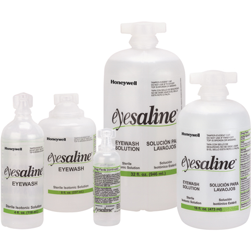 Saline Eyewash Bottles, Full Bottle, 4 oz. M & M Nord Ouest Inc
