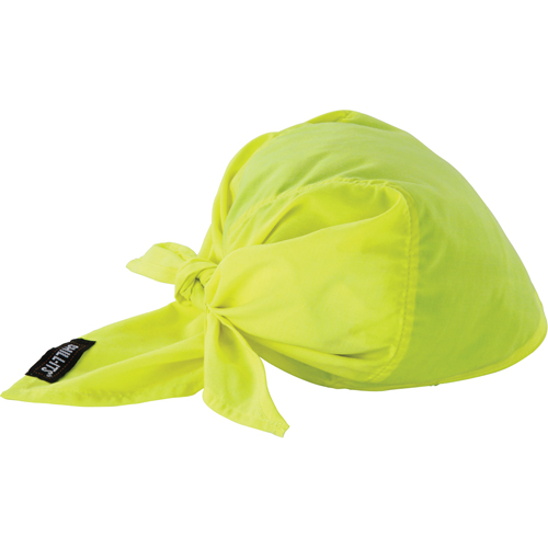 Chill-Its&reg; 6710CT Cooling Triangle Hats, High Visibility Lime-Yellow M & M Nord Ouest Inc