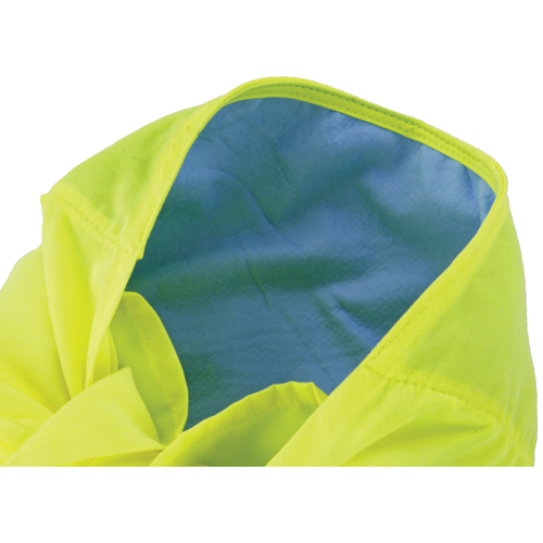 Chill-Its&reg; 6710CT Cooling Triangle Hats, High Visibility Lime-Yellow M & M Nord Ouest Inc