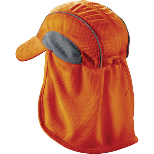 Chill-Its&reg; 6650 Cooling Hats with Neck Shades, Hi-Vis Orange M & M Nord Ouest Inc