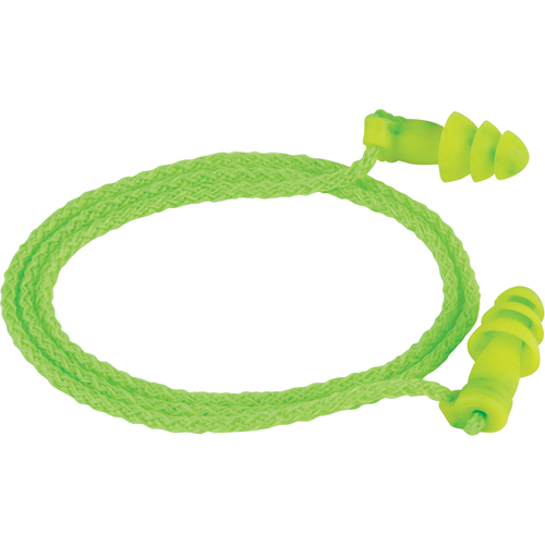 Bouchons d'oreilles r&eacute;utilisables JETZ, Vrac - Boîte, Avec cordon M & M Nord Ouest Inc