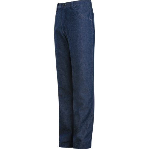 Pantalons en denim coupe d&eacute;tendue r&eacute;sistants aux flammes, 32, x 37, Bleu, 18 cal/cm² M & M Nord Ouest Inc