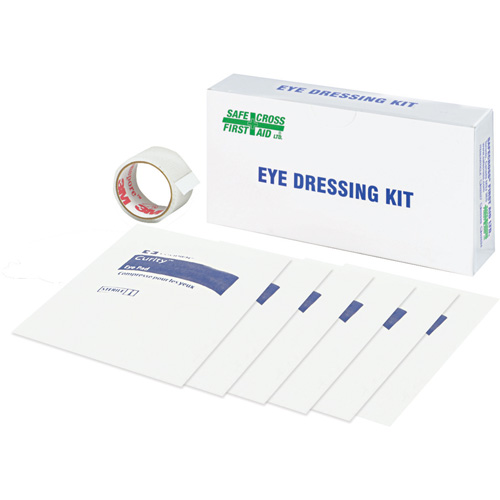 Trousse de pansements (6 tampons & ruban), Oculaire, Classe 1 M & M Nord Ouest Inc