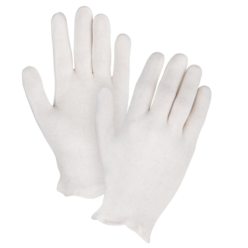 Gants d'inspection de poids moyen, Poly/coton, Poignet &agrave; ourlet, Dames M & M Nord Ouest Inc