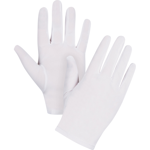 Low-Lint Inspection Gloves, Nylon, Hemmed Cuff, Ladies/X-Small M & M Nord Ouest Inc