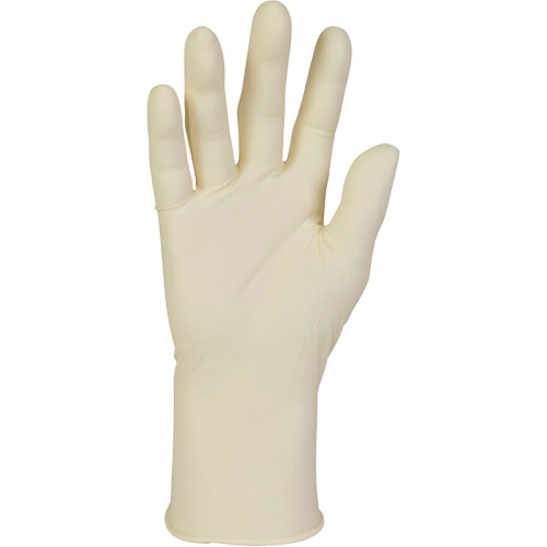 Gants dexamen en PFE Kim-Tech, Grand, Latex, 6,3-mil, Sans poudre, Naturel, Classe 2 M & M Nord Ouest Inc