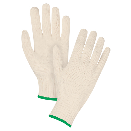 Gants en tricot de poids lourd, Poly/coton, Calibre 7, Moyen M & M Nord Ouest Inc