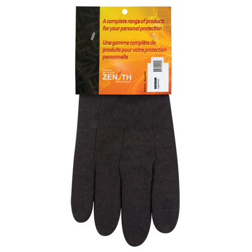 Gants de jersey, Grand, Brun, Non doubl&eacute;, Poignet en tricot M & M Nord Ouest Inc