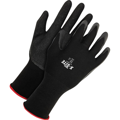 Gants enduits X-Site, Petit, R&ecirc;vetement Latex, Calibre 15, Enveloppe en Nylon M & M Nord Ouest Inc