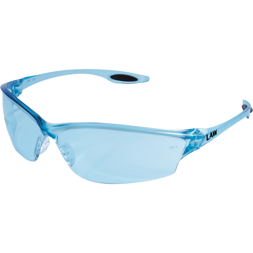 Lunettes de s&eacute;curit&eacute; Law 2, Lentille Bleu, Anti-&eacute;gratignures, ANSI Z87+ M & M Nord Ouest Inc