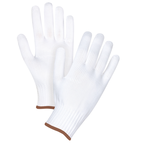 Gants tricot&eacute;s sans couture, Polyester, Calibre 10, Grand M & M Nord Ouest Inc
