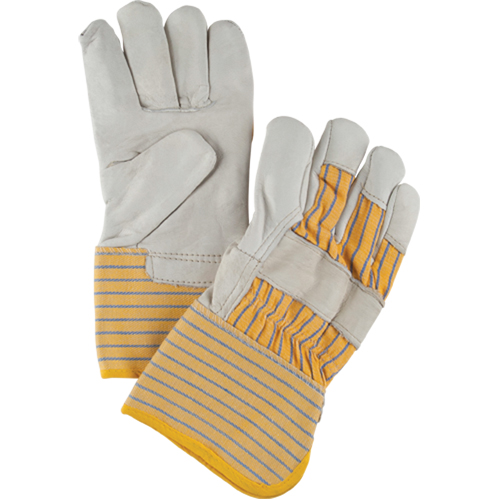 Abrasion-Resistant Winter-Lined Fitters Gloves, Large, Grain Cowhide Palm, Cotton Fleece Inner Lining M & M Nord Ouest Inc
