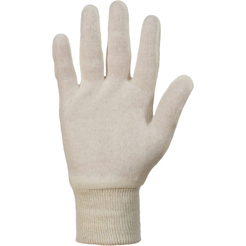 Superior&reg; ML80K Knit Gloves, One Size, White, Unlined, Knit Wrist M & M Nord Ouest Inc