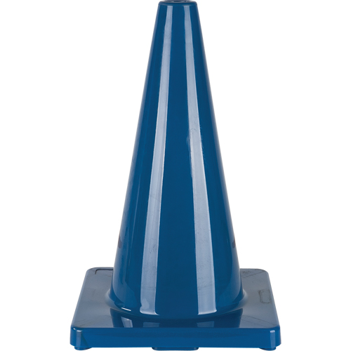 C&ocirc;ne de couleur pour la signalisation, 18", Bleu M & M Nord Ouest Inc