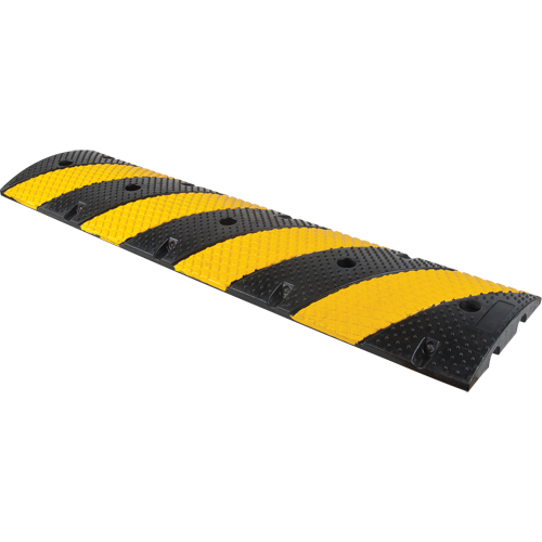 Speed Bump, Rubber, 4' L x 11-3/4" W x 2" H M & M Nord Ouest Inc