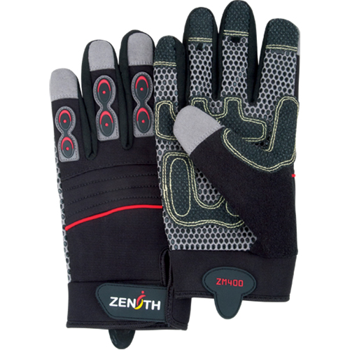 ZM400 Premium Mechanic's Gloves, Synthetic Palm, Size Medium M & M Nord Ouest Inc