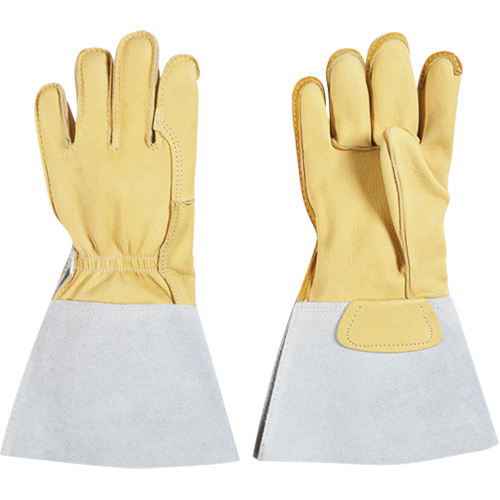 Lineman's Glove, Large, Grain Cowhide Palm, Cotton Inner Lining M & M Nord Ouest Inc