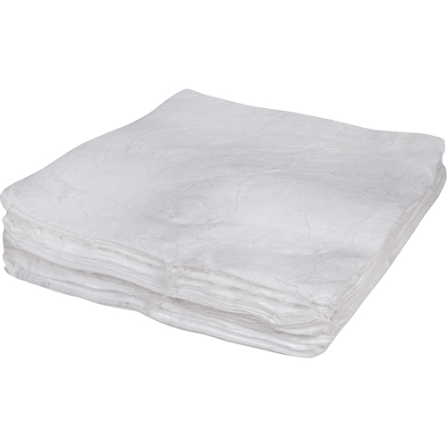 Premium Meltblown Sorbent Pads, Oil Only, 30" x 30", 50 gal. Absorbancy M & M Nord Ouest Inc