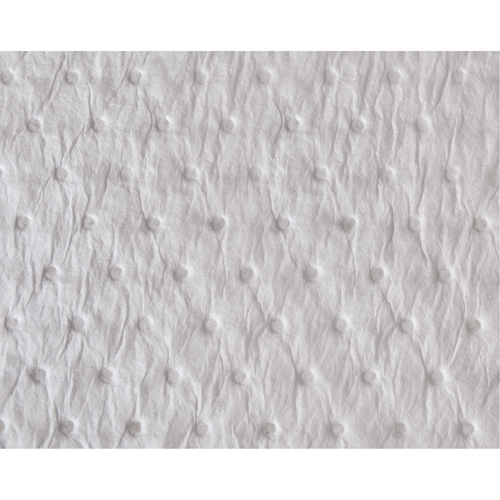 Premium Fine Fiber Sorbent Pads, Oil Only, 15" x 17", 25 gal. Absorbancy M & M Nord Ouest Inc