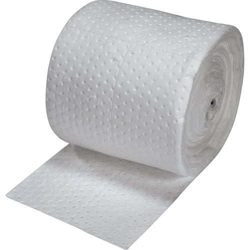 Feuilles absorbantes en fibres fines de premi&egrave;re qualit&eacute;, Poids moyen, 150' lo x 15" la, Absorption 20 gal. M & M Nord Ouest Inc