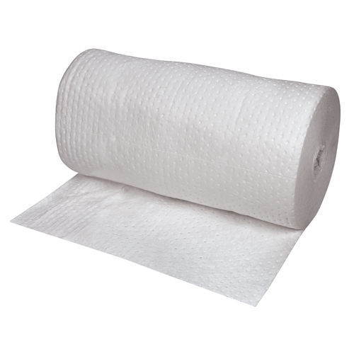 Premium Laminated (SMS) Sorbent Rolls, Heavyweight, 150' L x 30" W, 50 gal. Absorbancy M & M Nord Ouest Inc