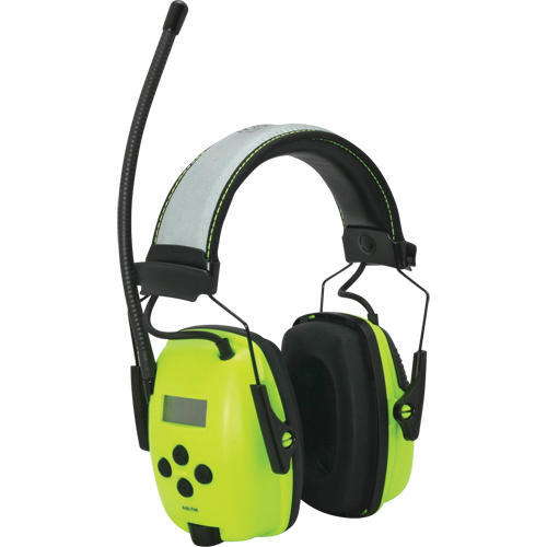 Howard Leight Sync Radio Hi-Visibility Earmuffs, Headband Style, 25 dB M & M Nord Ouest Inc