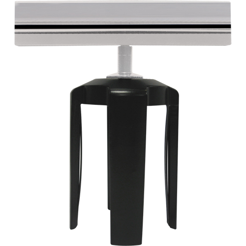 Support d'enseigne Tensabarrier avec adaptateur, Chrome M & M Nord Ouest Inc