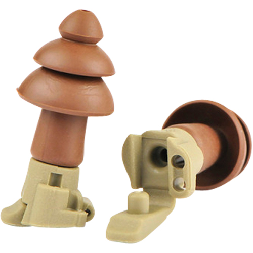 Bouchons d'oreilles BattlePlugs Impulse, Sans cordon, Paire - Boîtier en plastique, 24 dB NRR, Grand M & M Nord Ouest Inc