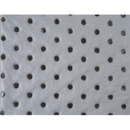 Feuilles absorbantes en fibres fines de calibre industriel, Universel, 15" x 17", 40 gal. d'absorption M & M Nord Ouest Inc