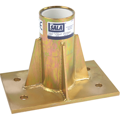 Syst&egrave;mes de sauvetage pour espaces clos - Composants de la potence - Bases fixes permanentes de pointe M & M Nord Ouest Inc