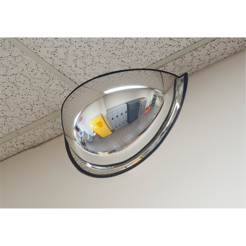 Miroir en d&ocirc;me 180°, Demi-d&ocirc;me, Dessus ouvert, Diam&egrave;tre 20" M & M Nord Ouest Inc