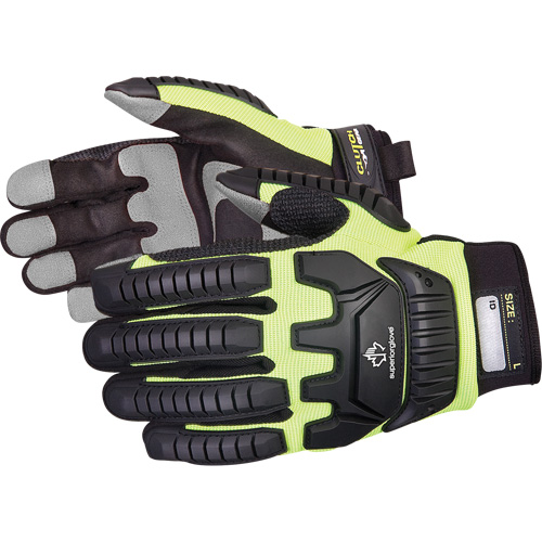 Clutch Gear&reg; Impact-Resistant Mechanic's Gloves, PVC Palm, Size Small M & M Nord Ouest Inc