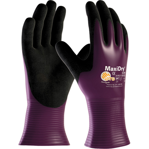 Gants ATG MaxiDry 56-426, 7/Petit, R&ecirc;vetement Nitrile, Calibre 15, Enveloppe en Nylon M & M Nord Ouest Inc