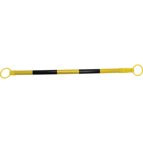 Barri&egrave;re pour c&ocirc;nes, Longueur d&eacute;ploy&eacute;e de 6' 6", Noir M & M Nord Ouest Inc