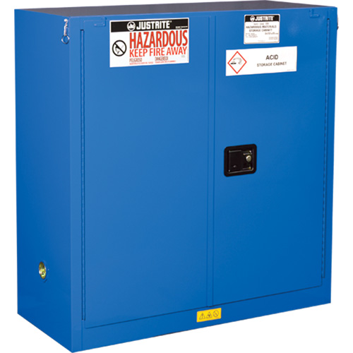 ChemCor&reg; Lined Hazardous Material Safety Cabinets, 30 gal., 43" x 44" x 18" M & M Nord Ouest Inc