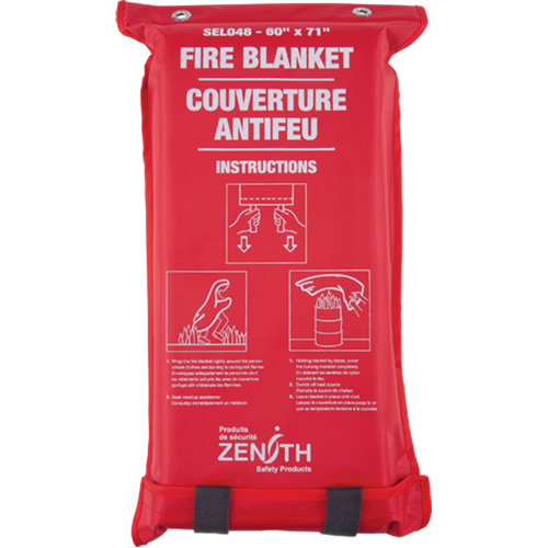 Couverture anti-feu, Fibre de verre, 60"la x 71"lo M & M Nord Ouest Inc