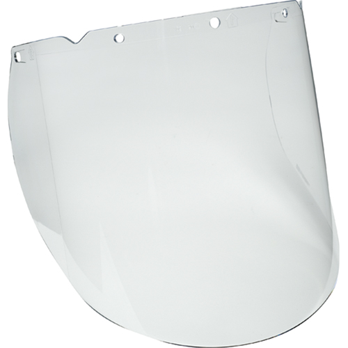 V-Gard&reg; Visor for Chemical and Splash Applications, Propionate, Clear Tint M & M Nord Ouest Inc