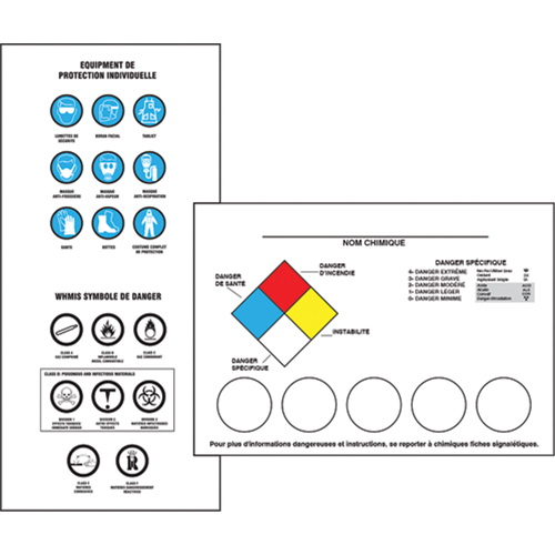 Right-To-Know Labeling Kits M & M Nord Ouest Inc