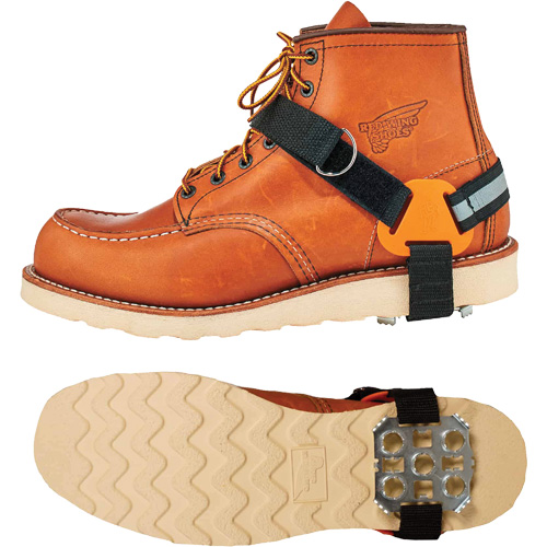 Trex 6315 Strap-On Heel Ice Cleats, Steel, Plate Traction, Large/Medium M & M Nord Ouest Inc