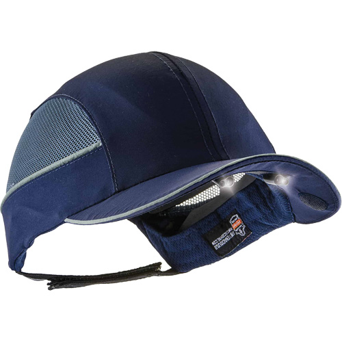 Casquette &agrave; bord long avec &eacute;clairage DEL Skullerz 8960, Bleu marin M & M Nord Ouest Inc