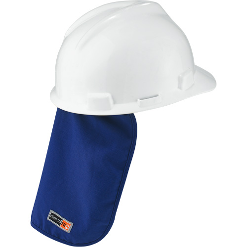Chill-Its&reg; 6717FR Cooling FR Hardhat Pad & Neck Shade, Blue M & M Nord Ouest Inc