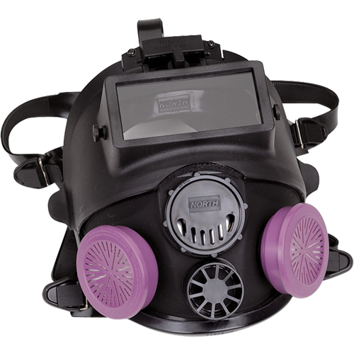 7600 Series Full Face Respirator with Welding Attachment, Silicone, Medium/Large M & M Nord Ouest Inc